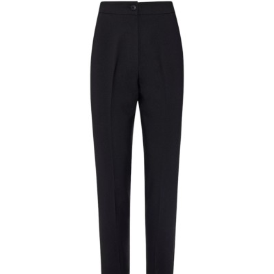 Forel Trousers With Elastic Waist-Black