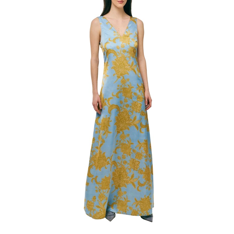 Forel Dress Maxi Sleeveless-Ciel