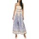 Forel Dress Sleeveless Botanical Print-Blue Forel Dress Sleeveless Botanical Print-Blue