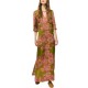 Forel Dress Kaftan Style V Neck With Charm-Colorfull Forel Dress Kaftan Style V Neck With Charm-Colorfull