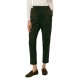 Forel Trousers Faux Suede With Elastic Waist-Olive Forel Trousers Faux Suede With Elastic Waist-Olive