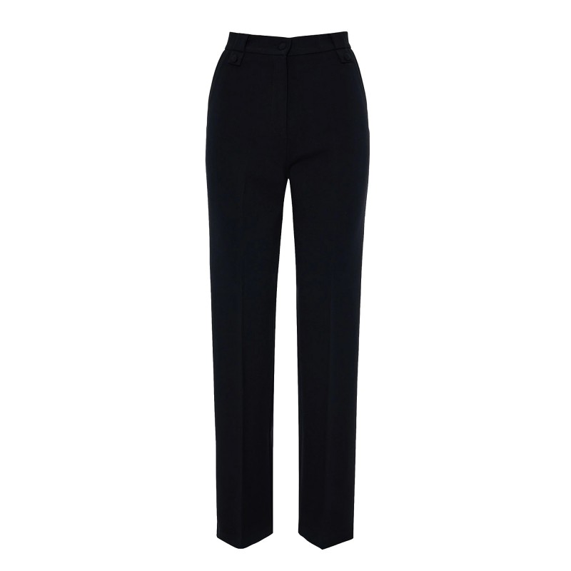 Forel Trousers Suit Straight Fit-Black Forel Trousers Suit Straight Fit-Black