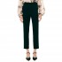 Forel Trousers Black Button-Black
