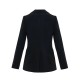 Forel Blazer Suit With Golden Decorative Button-Black Forel Blazer Suit With Golden Decorative Button-Black
