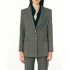 Forel Blazer Check Pattern-Blue