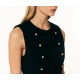 Forel Vest Military Style With Gold Buttons-Black Forel Vest Military Style With Gold Buttons-Black