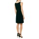 Forel Dress Sleeveless With Crystals-Black Forel Dress Sleeveless With Crystals-Black