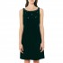 Forel Dress Sleeveless With Crystals-Black