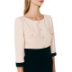 Forel Dress Flap Pockets With Pearl Button-Vanilla Forel Dress Flap Pockets With Pearl Button-Vanilla