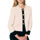 Forel Dress Flap Pockets With Pearl Button-Vanilla Forel Dress Flap Pockets With Pearl Button-Vanilla