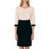 Forel Dress Flap Pockets With Pearl Button-Vanilla