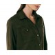 Forel Shirt Faux Suede-Olive