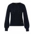 Forel Sweater With Pearls-Black