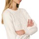Forel Sweater With Pearls-Ecru Forel Sweater With Pearls-Ecru