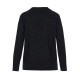 Forel Sweater Knitted Mock Neckline Metallic Shimmer Finish-Black Forel Sweater Knitted Mock Neckline Metallic Shimmer Finish-Black