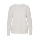 Forel Sweater Knitted Mock Neckline Metallic Shimmer Finish-Cream Forel Sweater Knitted Mock Neckline Metallic Shimmer Finish-Cream