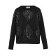 Forel Sweater Knitted With Sequins-Black Forel Sweater Knitted With Sequins-Black