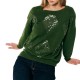 Forel Sweater Knitted With Sequins-Green Forel Sweater Knitted With Sequins-Green
