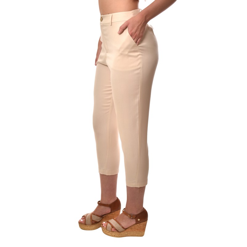 Lotus Eaters Trousers Relaxed Fit-Vanilla