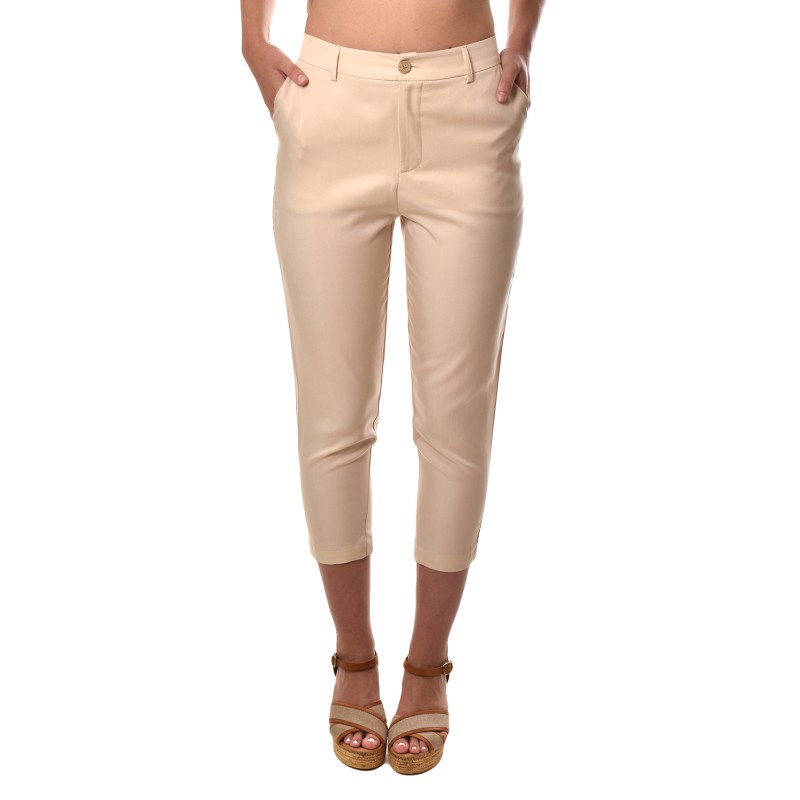Lotus Eaters Trousers Relaxed Fit-Vanilla