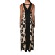Lotus Eaters Dress Splashes Print-Black/White
