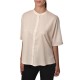 Lotus Eaters Shirt Oversized Mao Collar-White