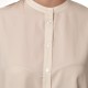 Lotus Eaters Shirt Oversized Mao Collar-White