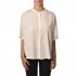 Lotus Eaters Shirt Oversized Mao Collar-White