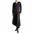 Lotus Eaters Shirt Wrap Long Sleeve-Black