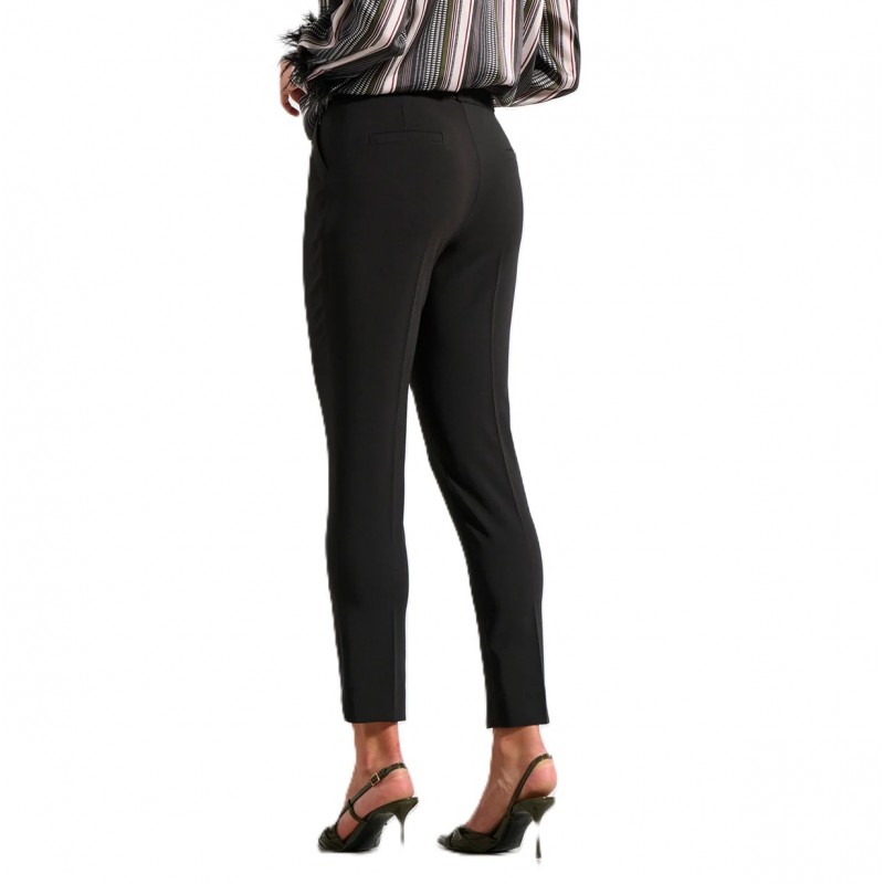 Bill Cost Trousers High Waisted Cigarette-Black Bill Cost Trousers High Waisted Cigarette-Black