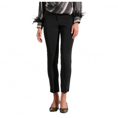 Bill Cost Trousers High Waisted Cigarette-Black