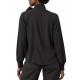 Bill Cost Blouse With Bow Tie-Black Bill Cost Blouse With Bow Tie-Black