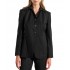 Bill Cost Jacket Striped Mid Length-Black