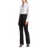 Bill Cost Trousers Striped With Belt-Black
