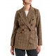 Bill Cost Blazer Double Dreasted Checked-Brown Bill Cost Blazer Double Dreasted Checked-Brown