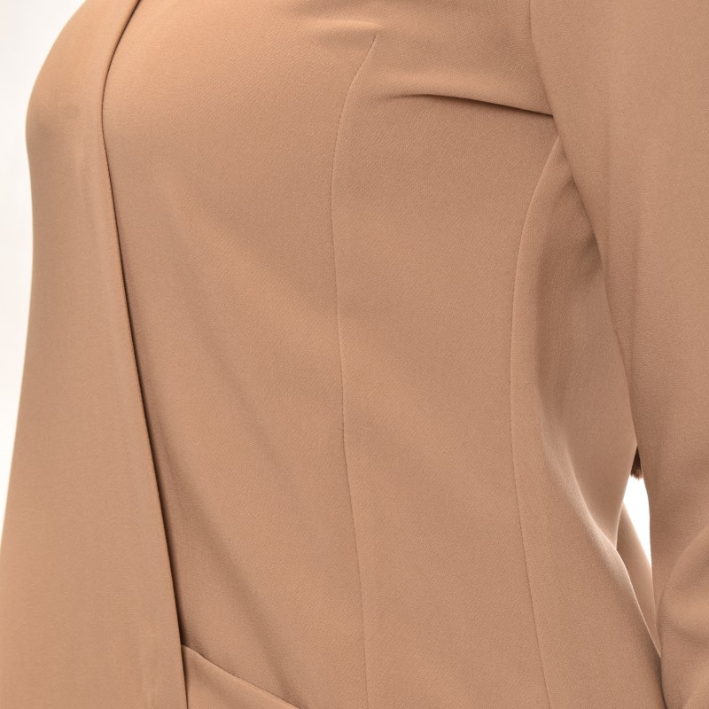 Lotus Eaters Dress Midi With Pocket-Camel