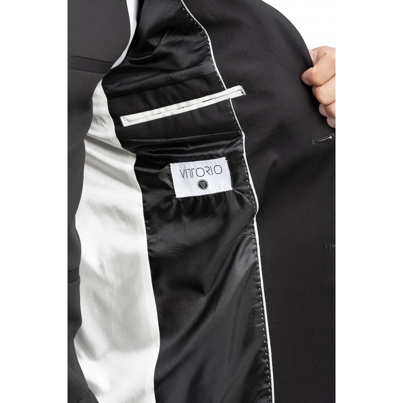 Vittorio Promo Suit-Pitch Black Vittorio Promo Suit-Pitch Black
