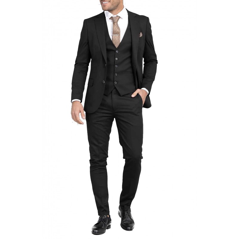 Vittorio Promo Suit-Pitch Black Vittorio Promo Suit-Pitch Black