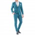 Vittorio Vested Etore Suit In Modern Fit-Mint