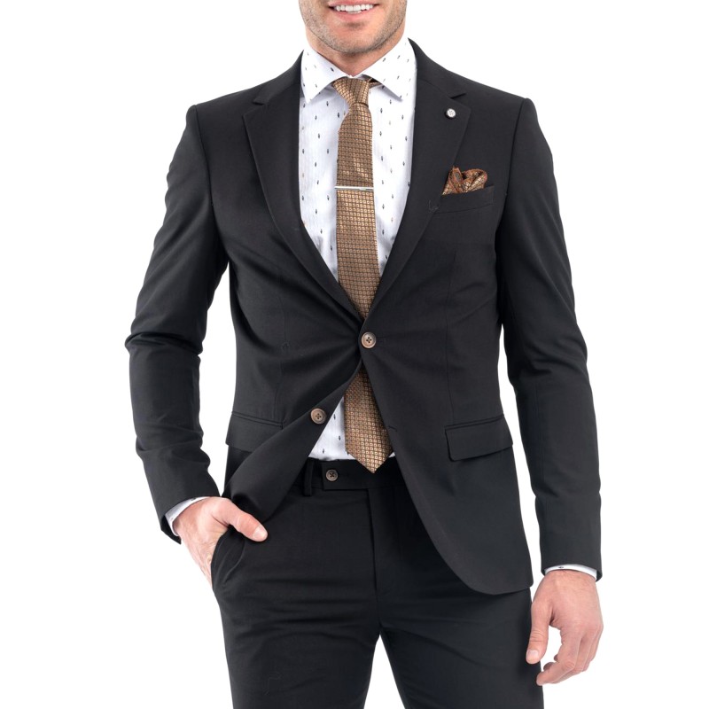 Vittorio Business Suit Paolo-Black
