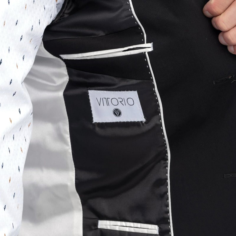 Vittorio Business Suit Paolo-Black