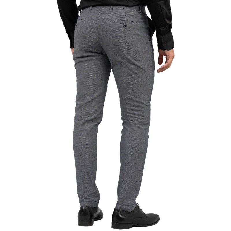Vittorio Micropatterned Piza Vested Formal Suit-Grey
