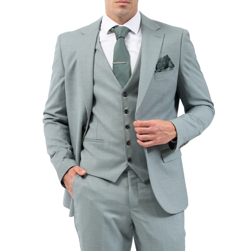 Vittorio Vested Formal Suit Ribiera-Dusty Mint