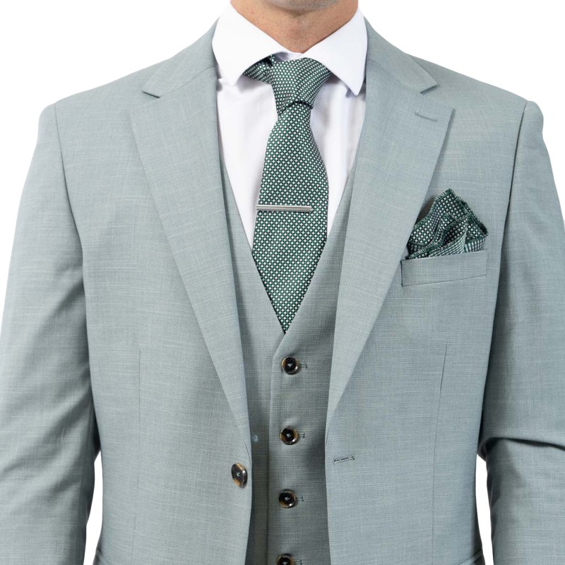 Vittorio Vested Formal Suit Ribiera-Dusty Mint