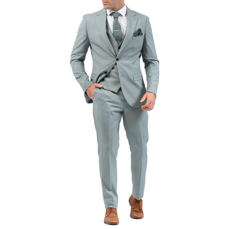 Vittorio Vested Formal Suit Ribiera-Dusty Mint