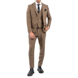 Vittorio Vested Suit Alesio-Brown