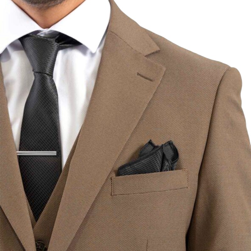 Vittorio Vested Suit Alesio-Brown