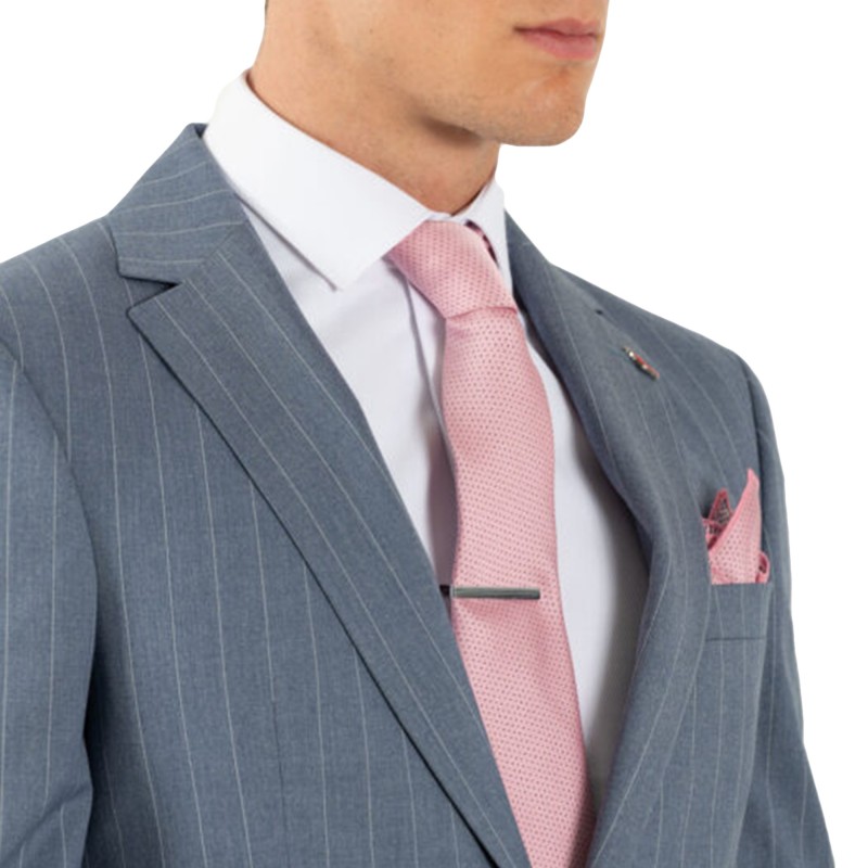 Vittorio Suit Set Striped Excellent Comfort-Indigo