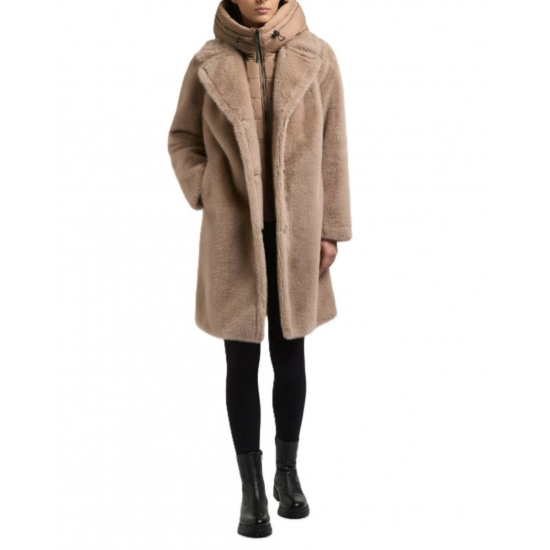 Khujo Fiza Winter Coat-Gra/Bei Khujo Fiza Winter Coat-Gra/Bei