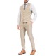 Vittorio Micropatterned Classic Fit Vest Modena-Beige